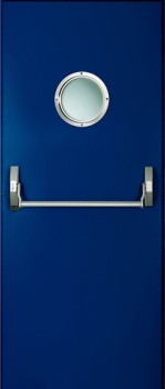 Однопольная входная дверь с простым окрасом с двух сторон OP-1511, цена 28 500  руб.